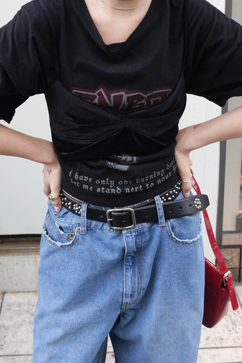 ベロアビスチェ